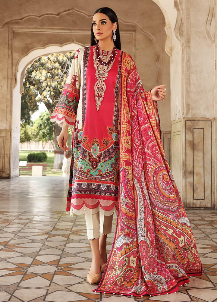 Inayat by Afsaneh Embroidered Lawn Suits Unstitched 3 Piece AFH21I AMBREEN - Eid Collection
