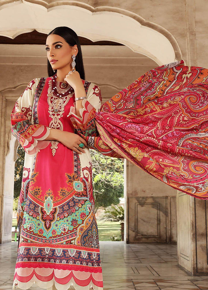 Inayat by Afsaneh Embroidered Lawn Suits Unstitched 3 Piece AFH21I AMBREEN - Eid Collection