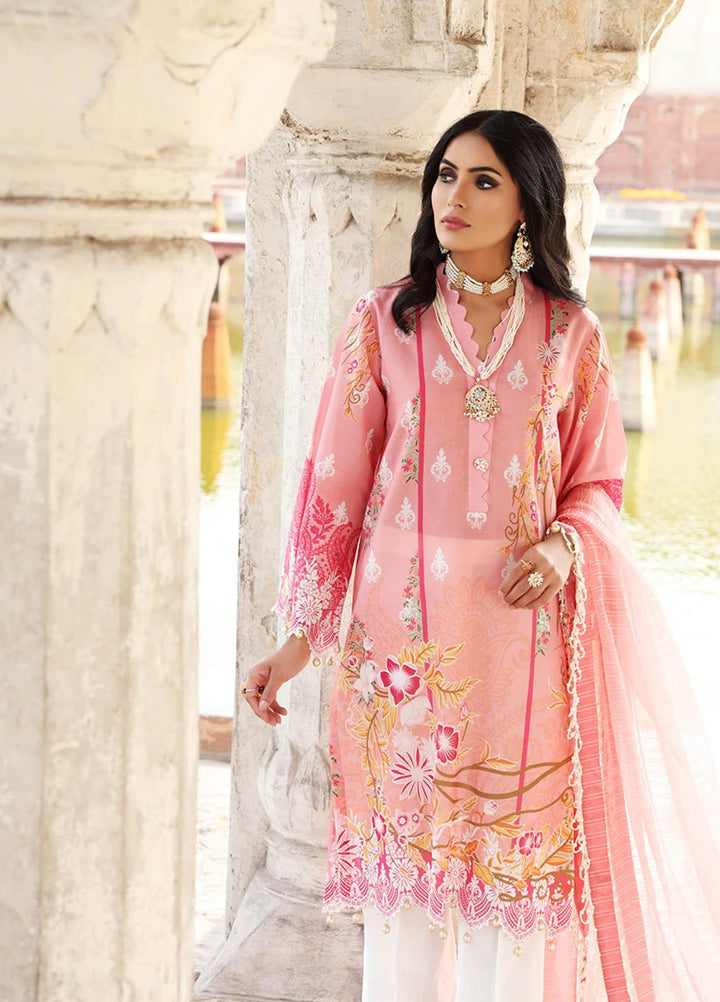 Inayat by Afsaneh Embroidered Lawn Suits Unstitched 3 Piece AFH21I AZRA-A - Eid Collection