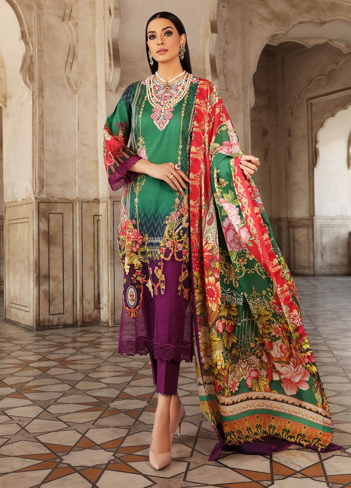 Inayat by Afsaneh Embroidered Lawn Suits Unstitched 3 Piece AFH21I IRAJ - Eid Collection