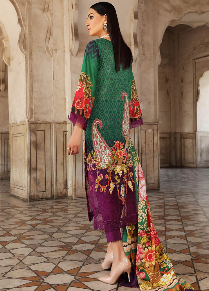 Inayat by Afsaneh Embroidered Lawn Suits Unstitched 3 Piece AFH21I IRAJ - Eid Collection