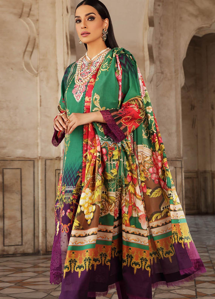 Inayat by Afsaneh Embroidered Lawn Suits Unstitched 3 Piece AFH21I IRAJ - Eid Collection