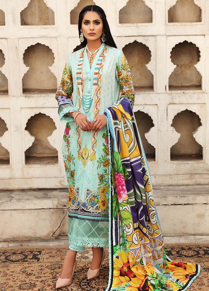 Inayat by Afsaneh Embroidered Lawn Suits Unstitched 3 Piece AFH21I JANA-A - Eid Collection