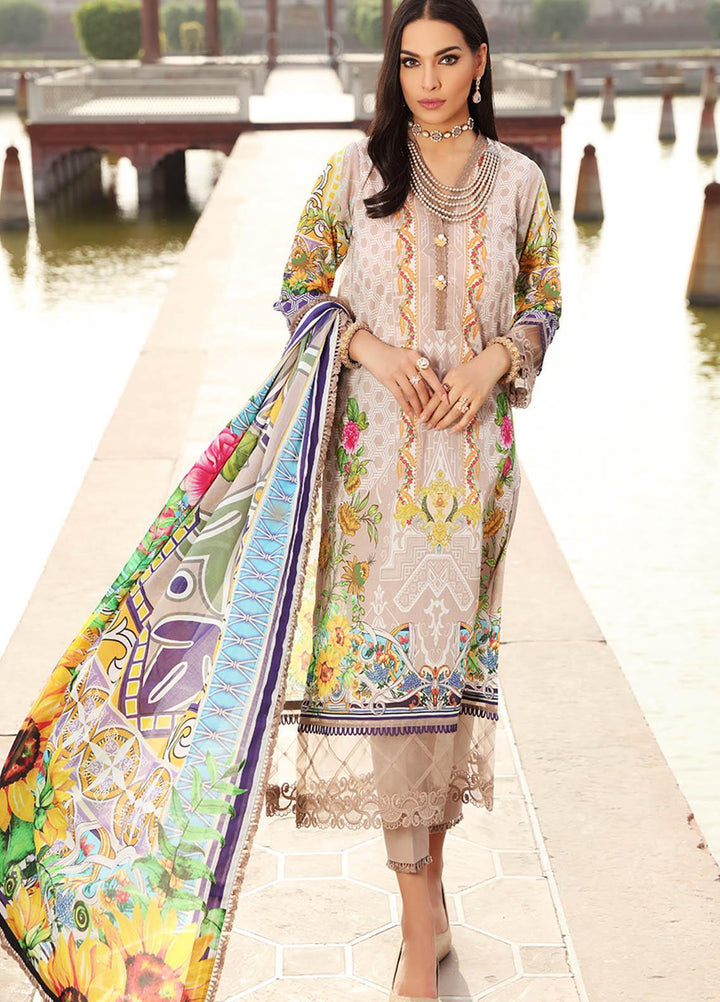 Inayat by Afsaneh Embroidered Lawn Suits Unstitched 3 Piece AFH21I JANA-B - Eid Collection