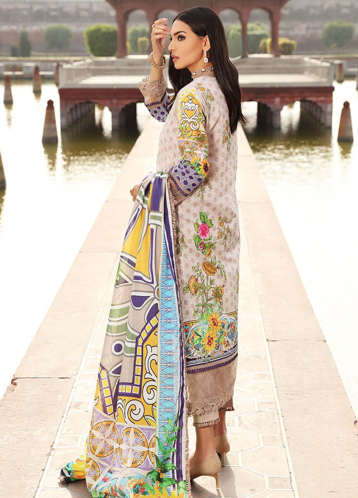 Inayat by Afsaneh Embroidered Lawn Suits Unstitched 3 Piece AFH21I JANA-B - Eid Collection