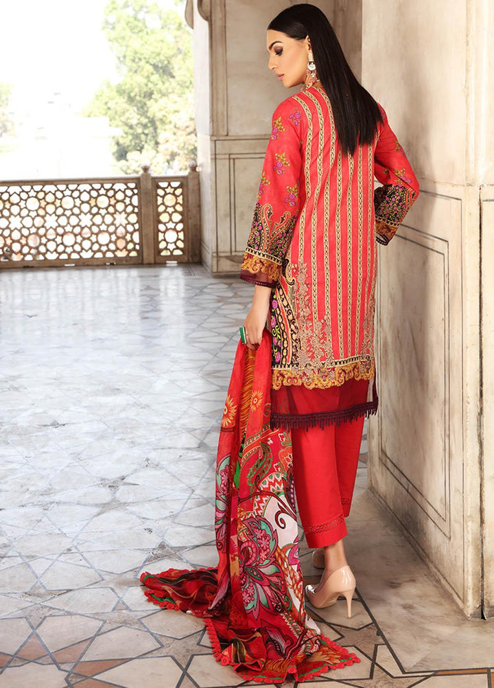 Inayat by Afsaneh Embroidered Lawn Suits Unstitched 3 Piece AFH21I MEHAK - Eid Collection