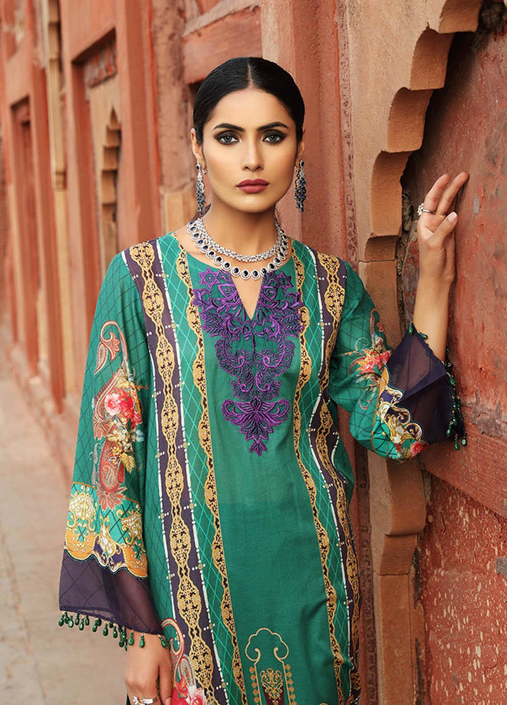 Inayat by Afsaneh Embroidered Lawn Suits Unstitched 2 Piece AFH21I NAAZ-A - Eid Collection