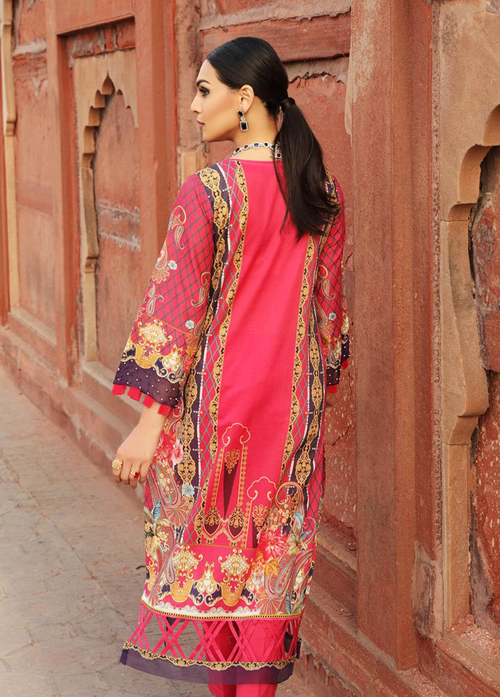 Inayat by Afsaneh Embroidered Lawn Suits Unstitched 2 Piece AFH21I NAAZ-B - Eid Collection