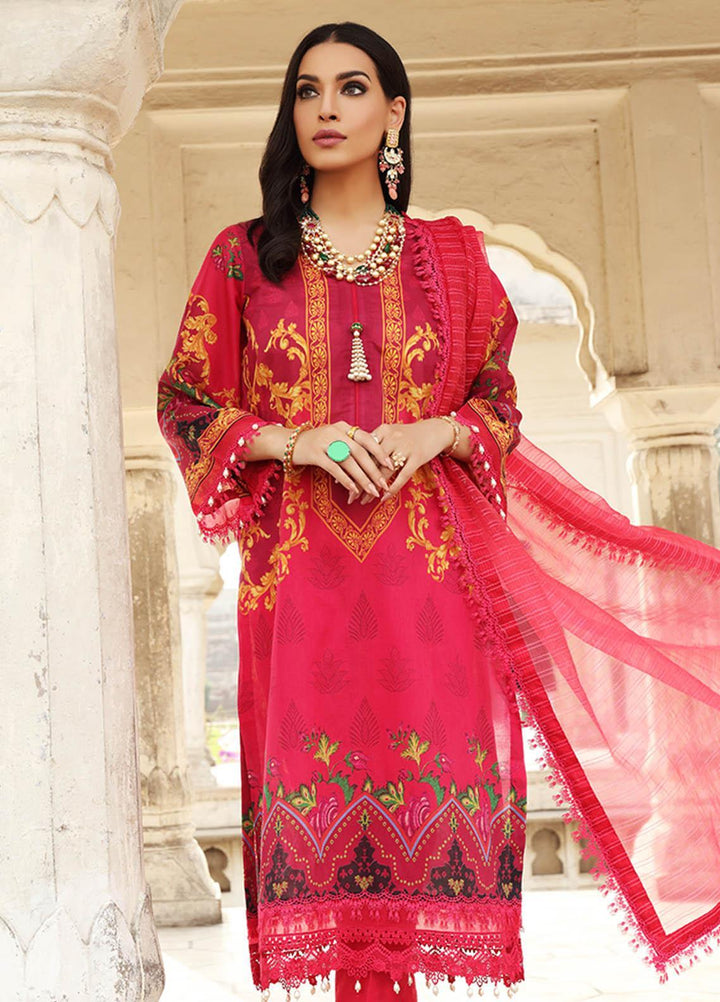 Inayat by Afsaneh Embroidered Lawn Suits Unstitched 3 Piece AFH21I NAZLI - Eid Collection