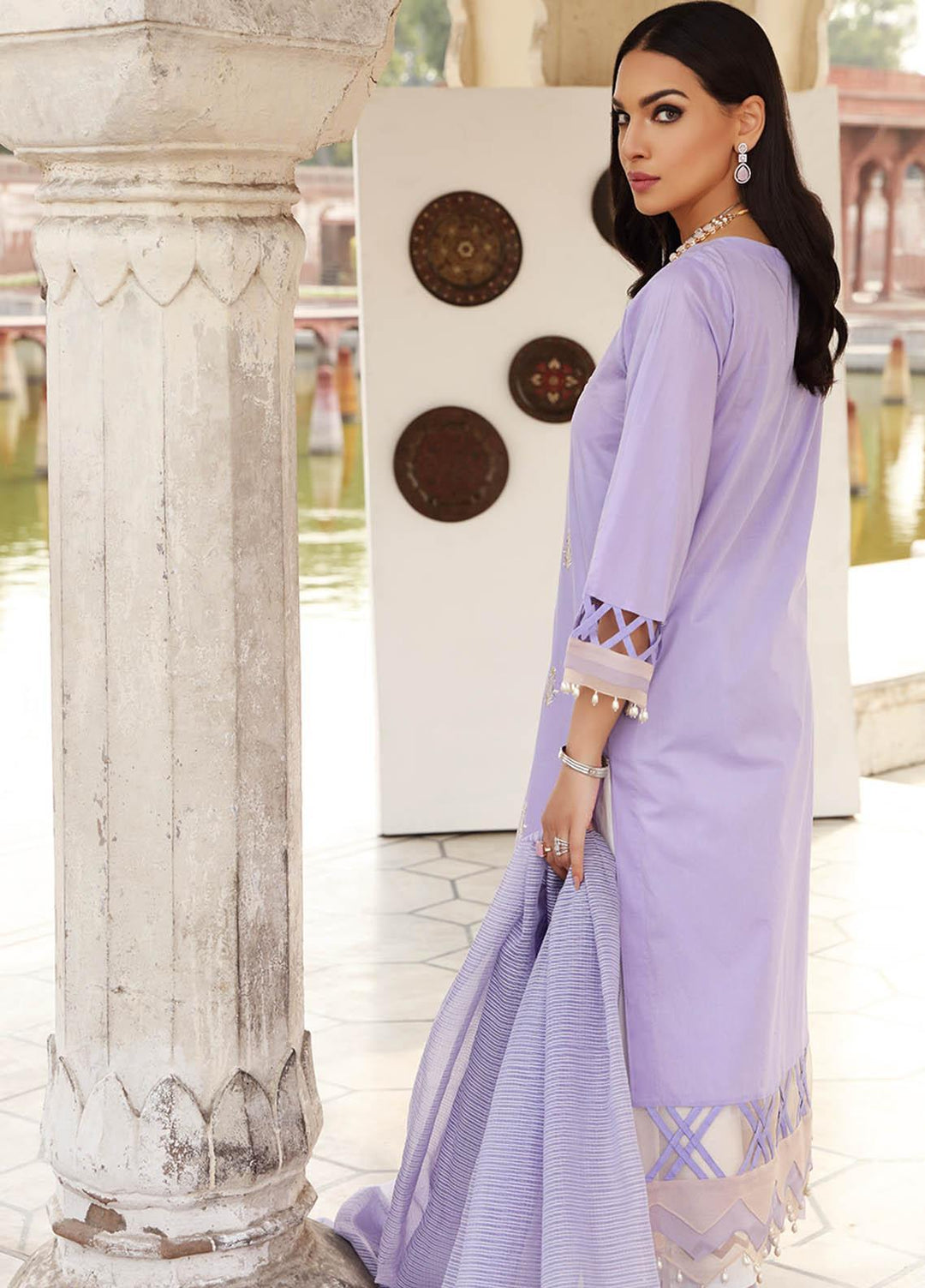 Inayat by Afsaneh Embroidered Lawn Suits Unstitched 2 Piece AFH21I REMA-B - Eid Collection