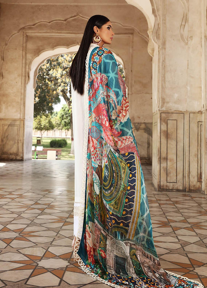 Inayat by Afsaneh Embroidered Lawn Suits Unstitched 3 Piece AFH21I SAWERA - Eid Collection