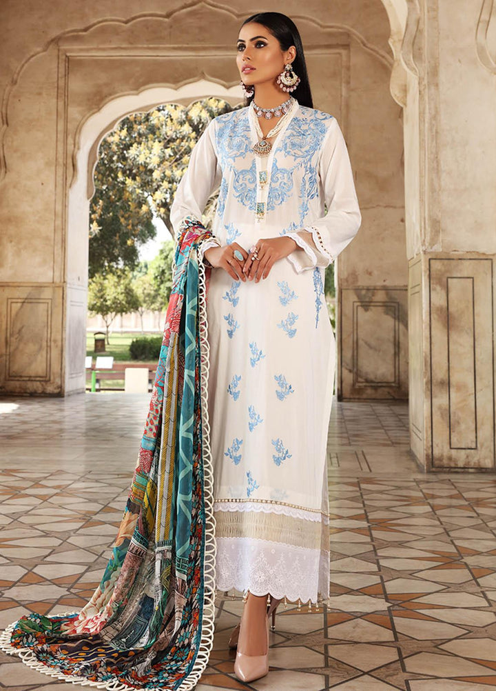 Inayat by Afsaneh Embroidered Lawn Suits Unstitched 3 Piece AFH21I SAWERA - Eid Collection