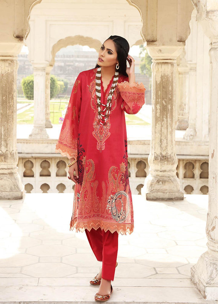 Inayat by Afsaneh Embroidered Lawn  Unstitched Kurti AFH21I SEHAR-B - Eid Collection