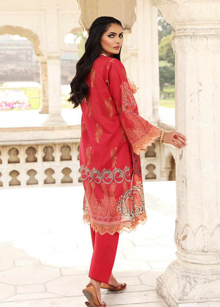 Inayat by Afsaneh Embroidered Lawn  Unstitched Kurti AFH21I SEHAR-B - Eid Collection