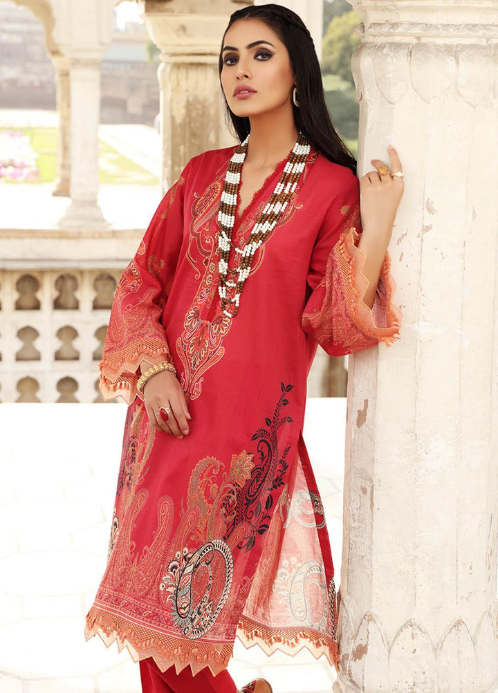 Inayat by Afsaneh Embroidered Lawn  Unstitched Kurti AFH21I SEHAR-B - Eid Collection