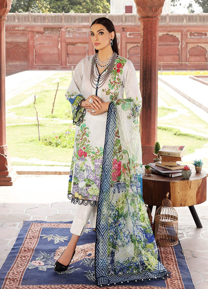 Inayat by Afsaneh Embroidered Lawn Suits Unstitched 2 Piece AFH21I SOHANA-A - Eid Collection