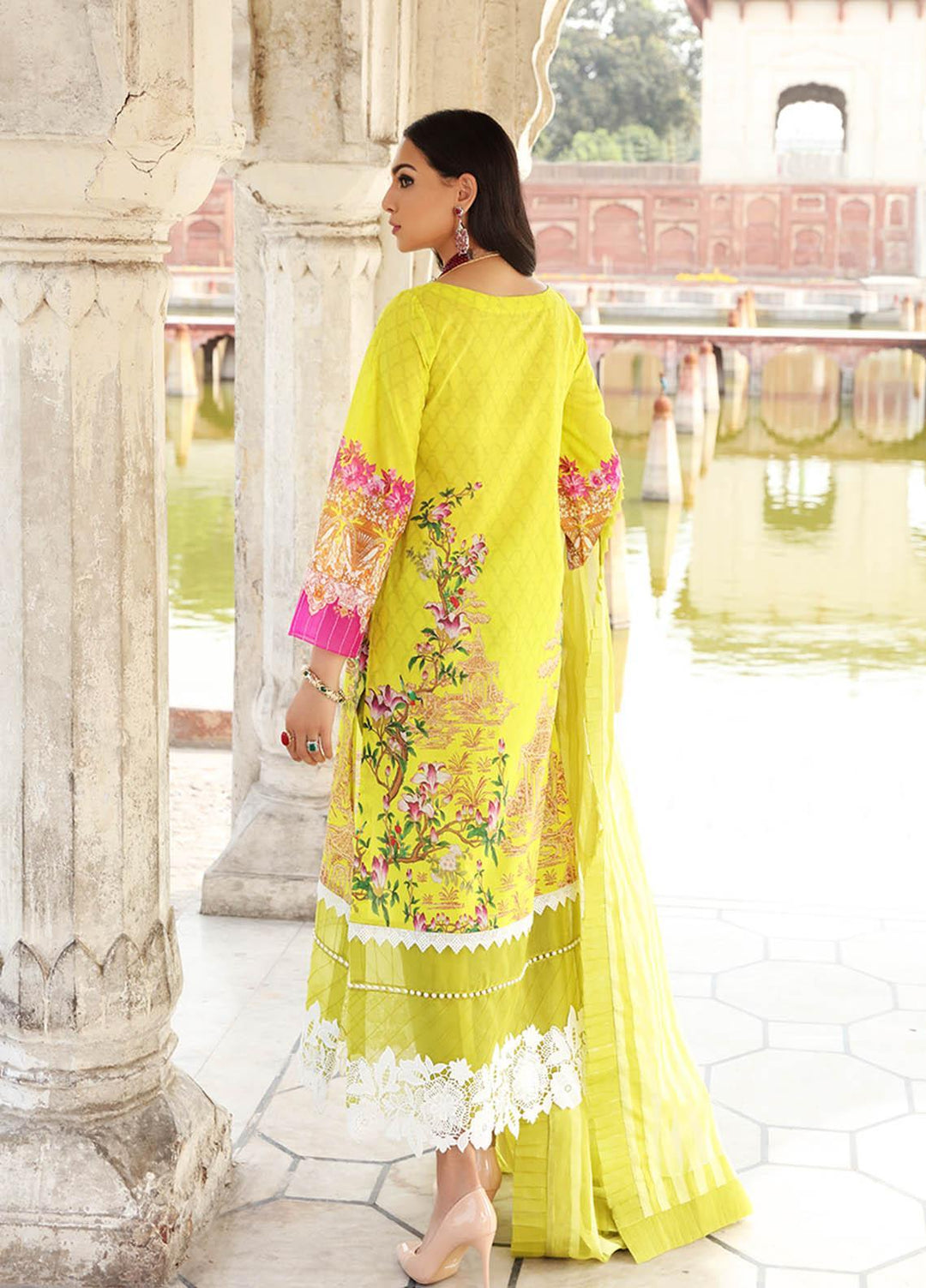 Inayat by Afsaneh Embroidered Lawn Suits Unstitched 2 Piece AFH21I SUHAYE-A - Eid Collection
