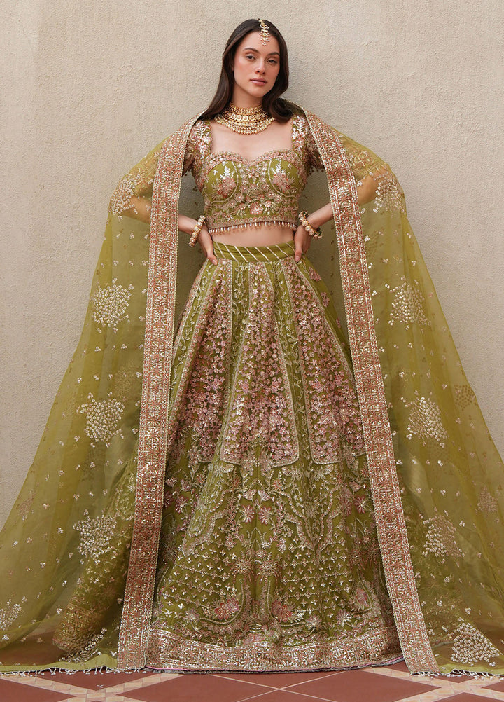 Inayat Embroidered Net Suits Unstitched 3 Piece INT25UF INFF-03 Azrina - Formals Collection