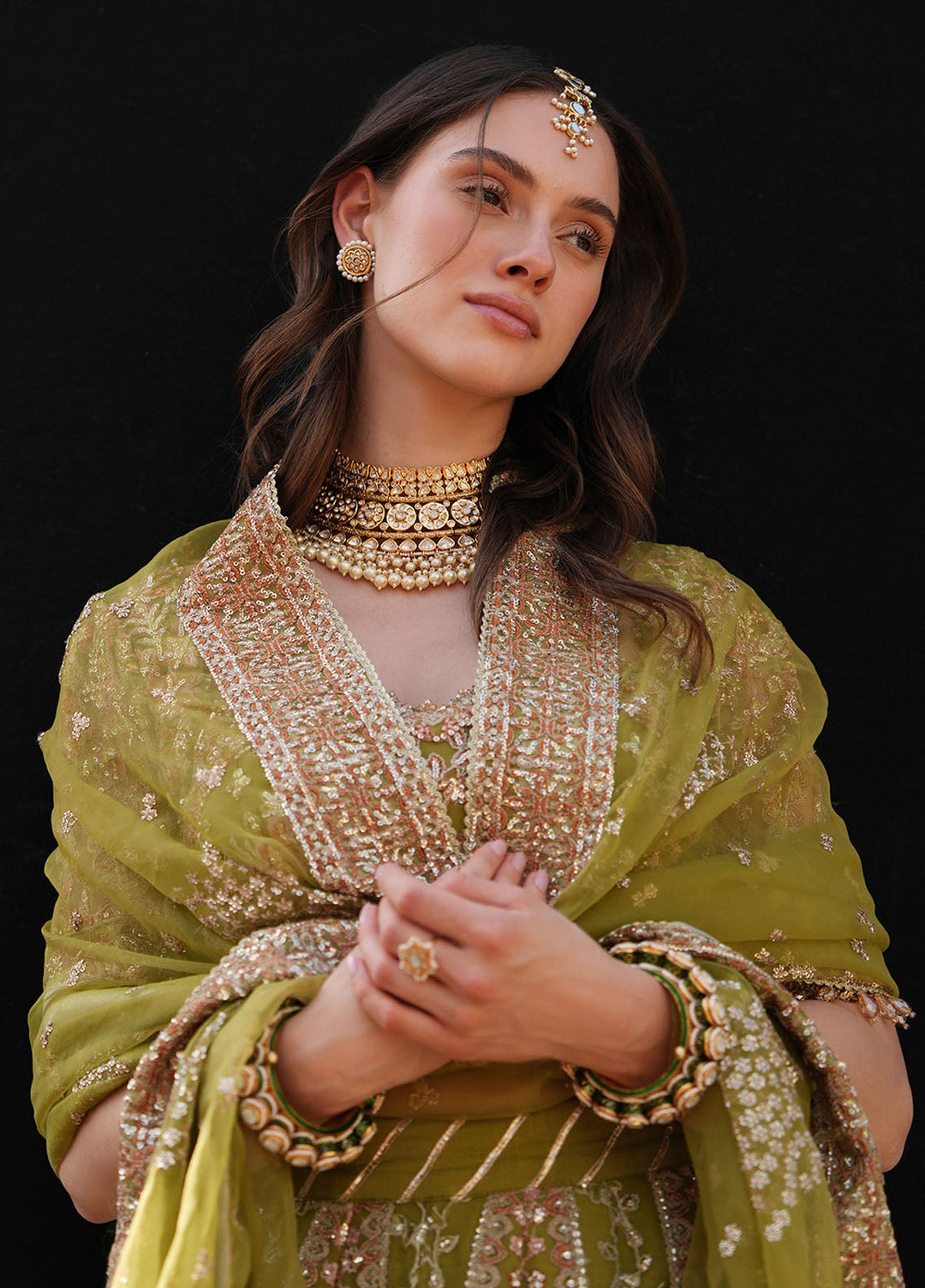 Inayat Embroidered Net Suits Unstitched 3 Piece INT25UF INFF-03 Azrina - Formals Collection