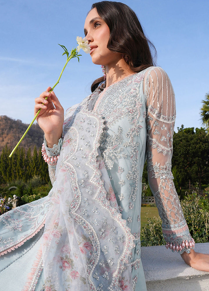 Inayat Embroidered Net Suits Unstitched 3 Piece INT25UF INFF-06 Kylon - Formals Collection