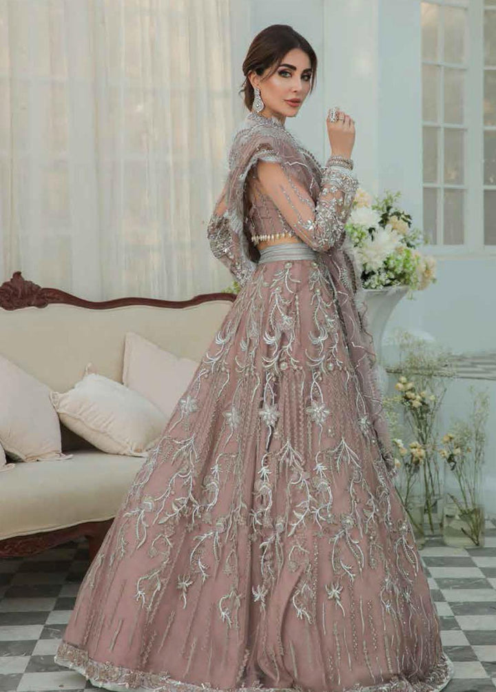 Inayat Embroidered Organza Suits Unstitched 3 Piece IN22LW 06 Elie - Luxury Wedding Collection