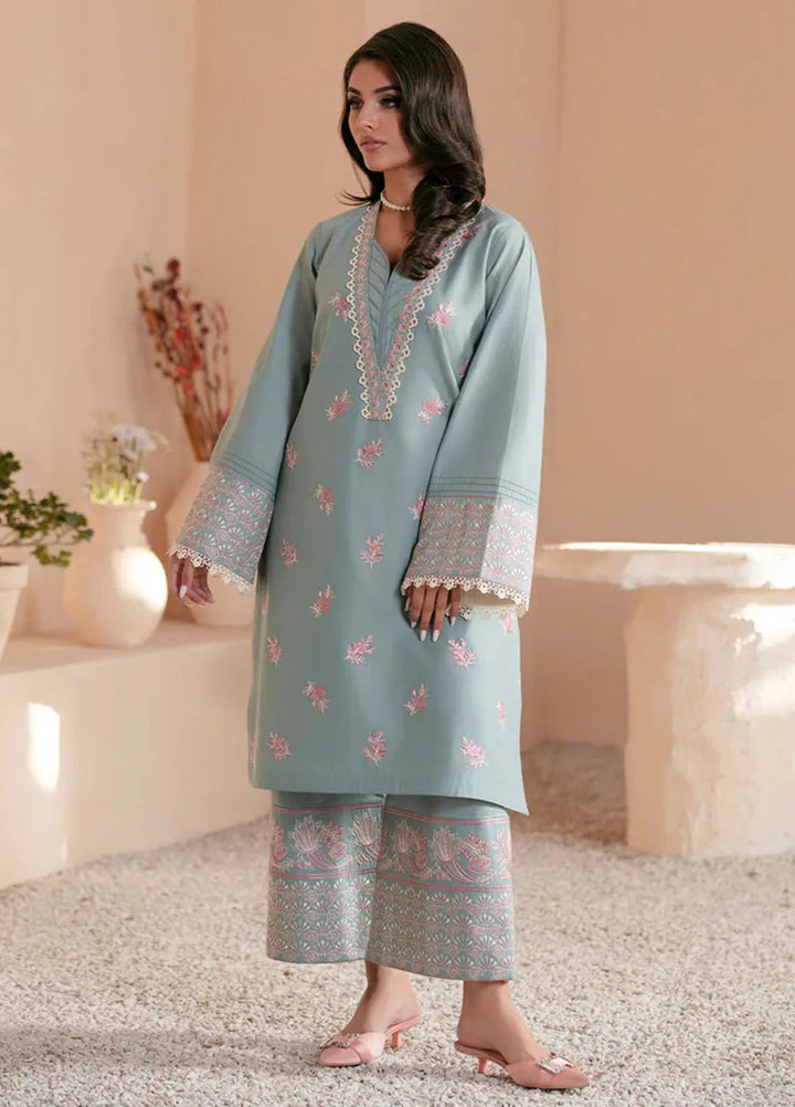 Inayat Pret Embroidered 2 Piece Suit Azure