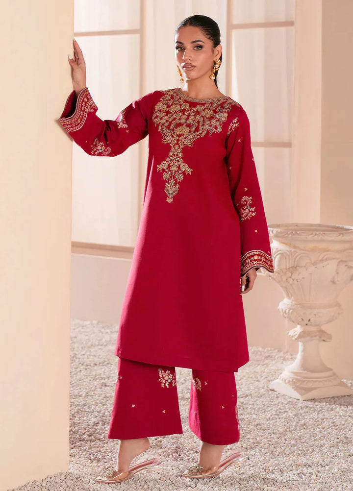 Inayat Pret Embroidered 2 Piece Suit Blush