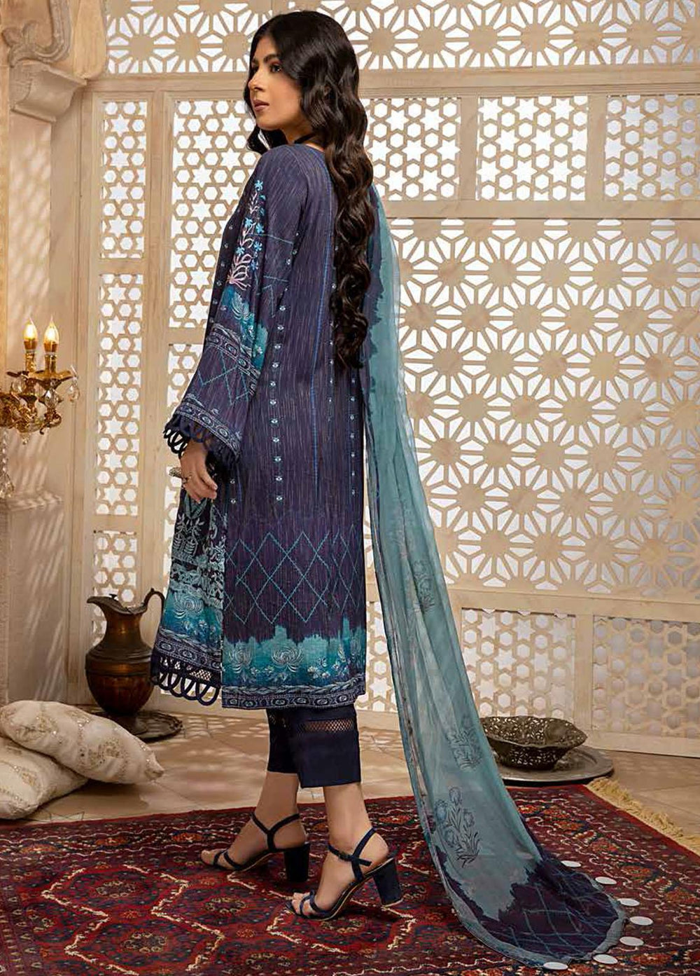 Infinity By Charizma Embroidered Marina Suits Unstitched 3 Piece CRZ21I CIN-01 - Winter Collection