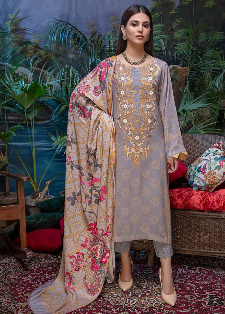 Infinity By Charizma Embroidered Marina Suits Unstitched 3 Piece CRZ21I CIN-05 - Winter Collection