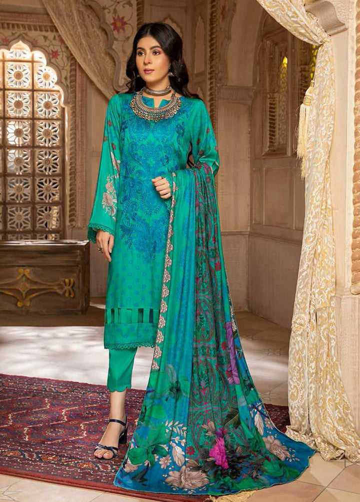 Infinity By Charizma Embroidered Marina Suits Unstitched 3 Piece CRZ21I CIN-08 - Winter Collection