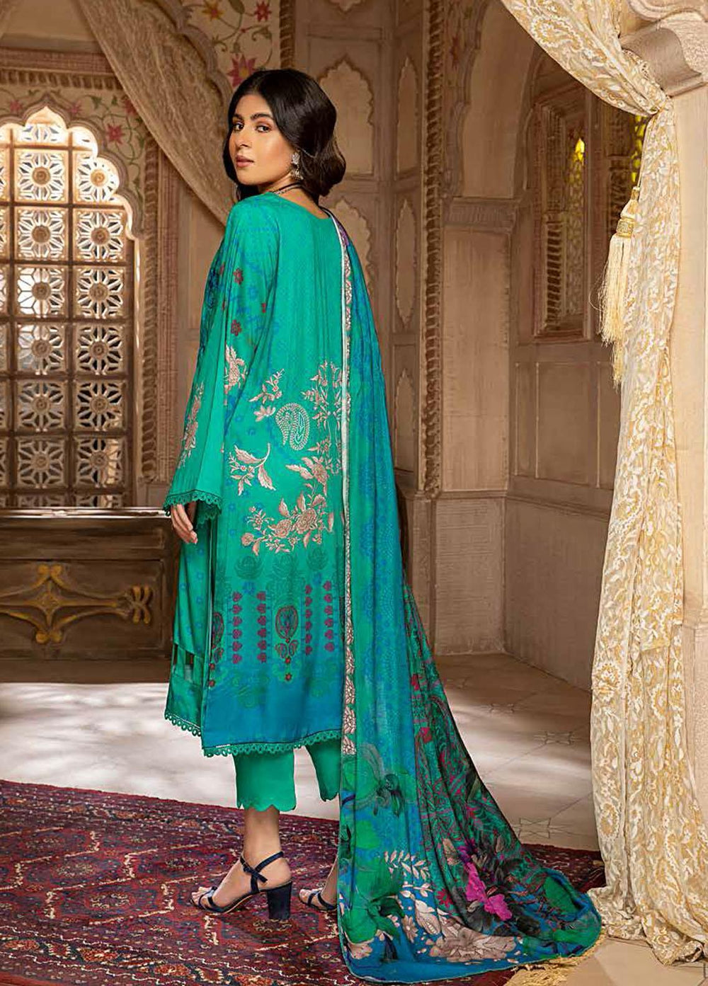 Infinity By Charizma Embroidered Marina Suits Unstitched 3 Piece CRZ21I CIN-08 - Winter Collection