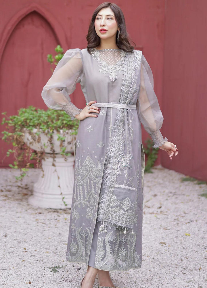 Insiya Clothing Embroidered Lawn Suits Unstitched 3 Piece INS23LE Design 104 - Eid Collection