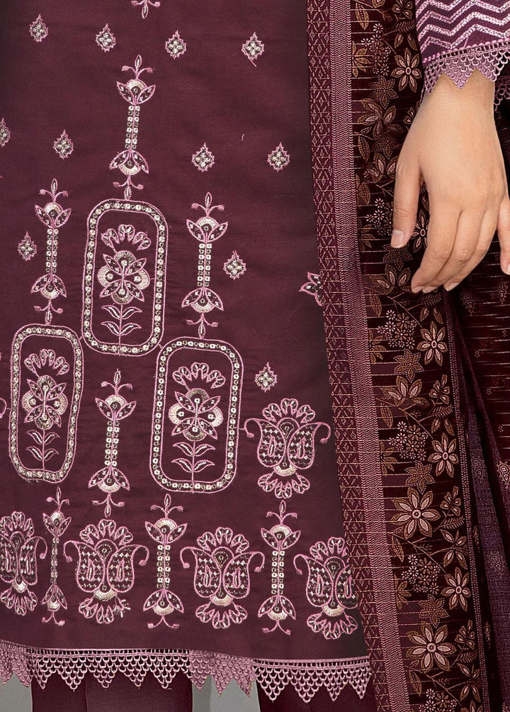 Insiya Clothing Embroidered Lawn Suits Unstitched 3 Piece INS23ME 05 - Eid Collection