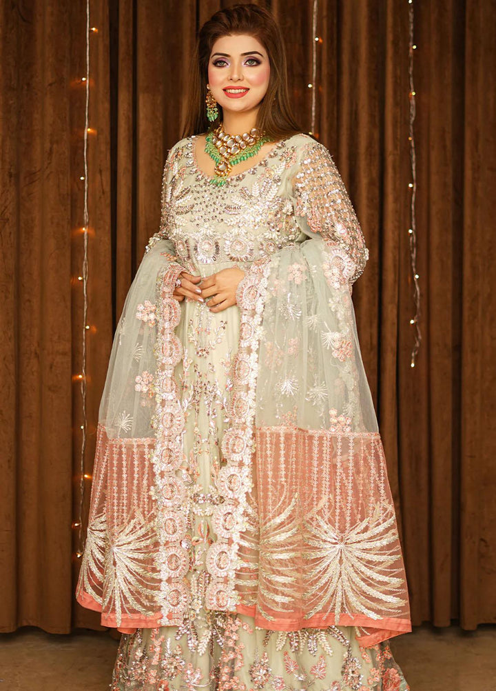 Insiya Clothing Embroidered Net Suits Unstitched 3 Piece INS23WF Design Code 01 - Festive Collection