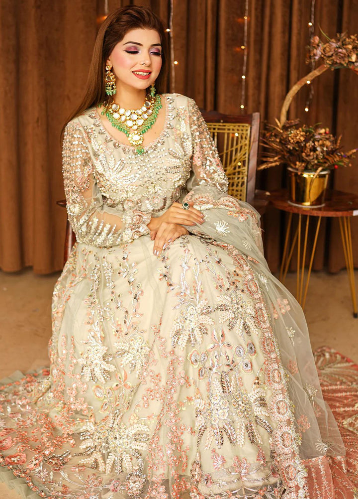 Insiya Clothing Embroidered Net Suits Unstitched 3 Piece INS23WF Design Code 01 - Festive Collection