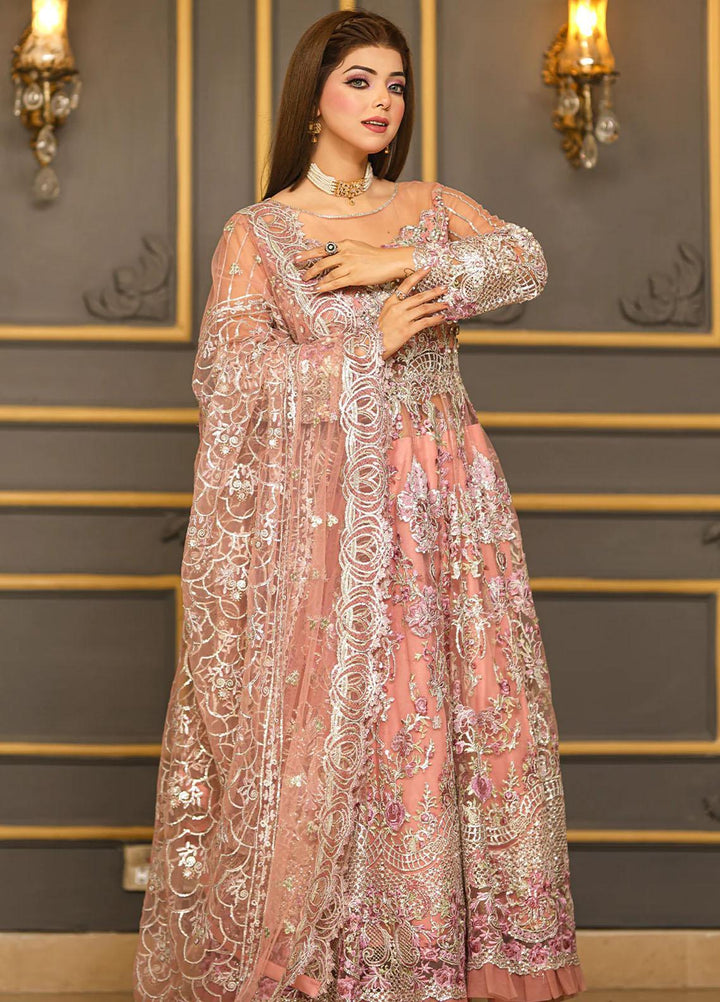 Insiya Clothing Embroidered Net Suits Unstitched 3 Piece INS23WF Design Code 02 - Festive Collection