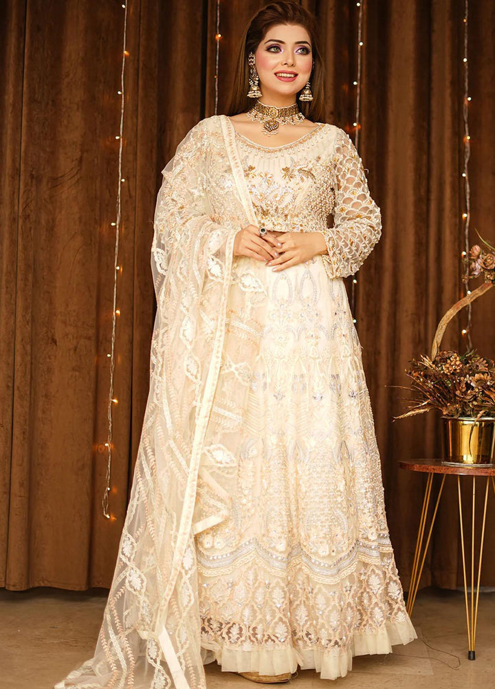 Insiya Clothing Embroidered Net Suits Unstitched 3 Piece INS23WF Design Code 06 - Festive Collection