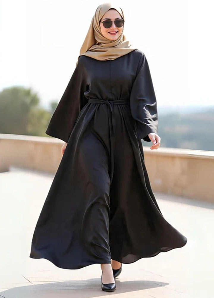 Insiya Pret Solid Nidha Blend Abaya QAW6306