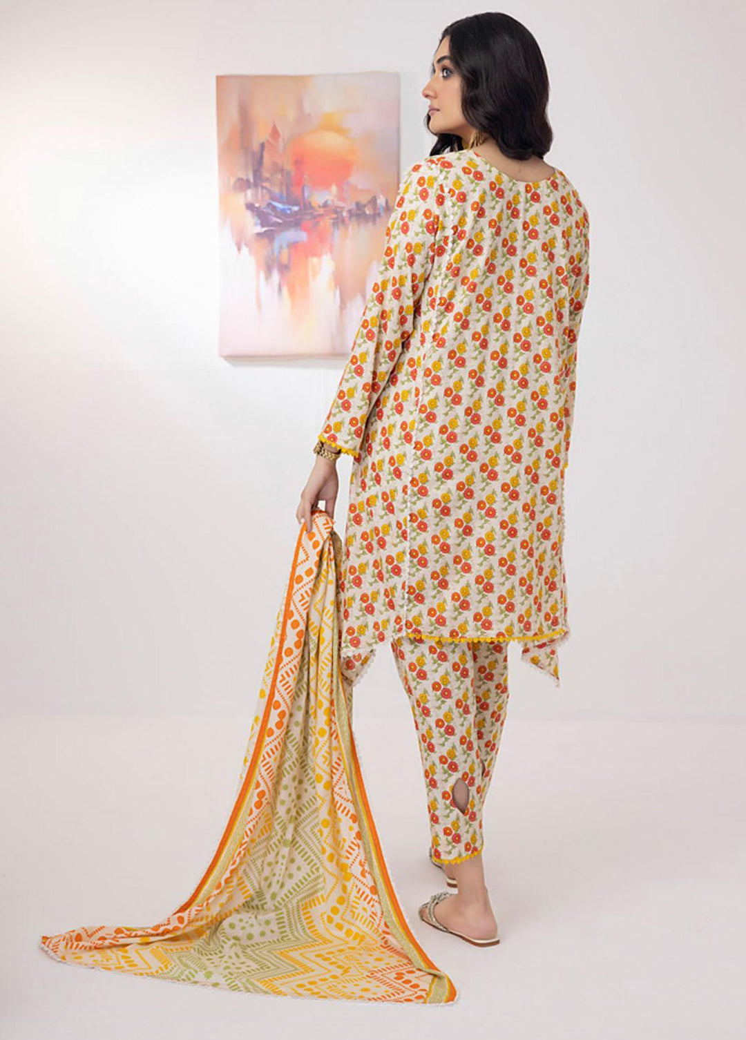 Intermix By ZS Textiles Printed  Suits Unstitched 3 Piece ZS23I 01 - Summer Collection