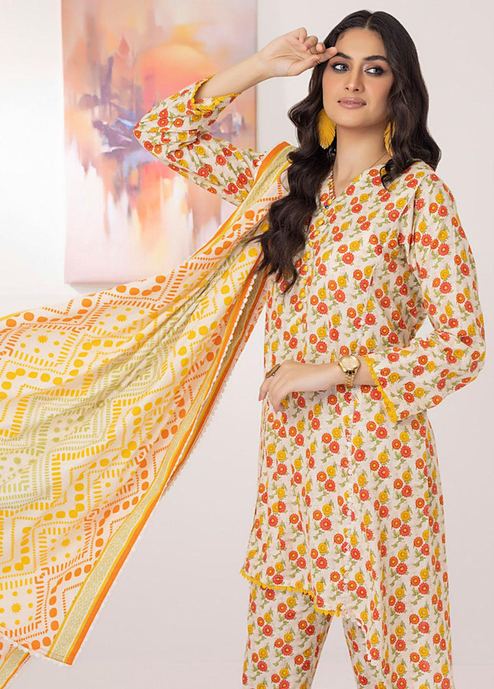 Intermix By ZS Textiles Printed  Suits Unstitched 3 Piece ZS23I 01 - Summer Collection
