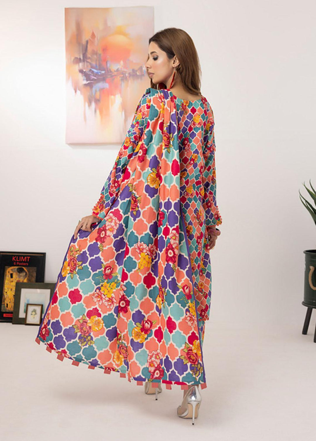 Intermix By ZS Textiles Printed  Suits Unstitched 3 Piece ZS23I 10 - Summer Collection