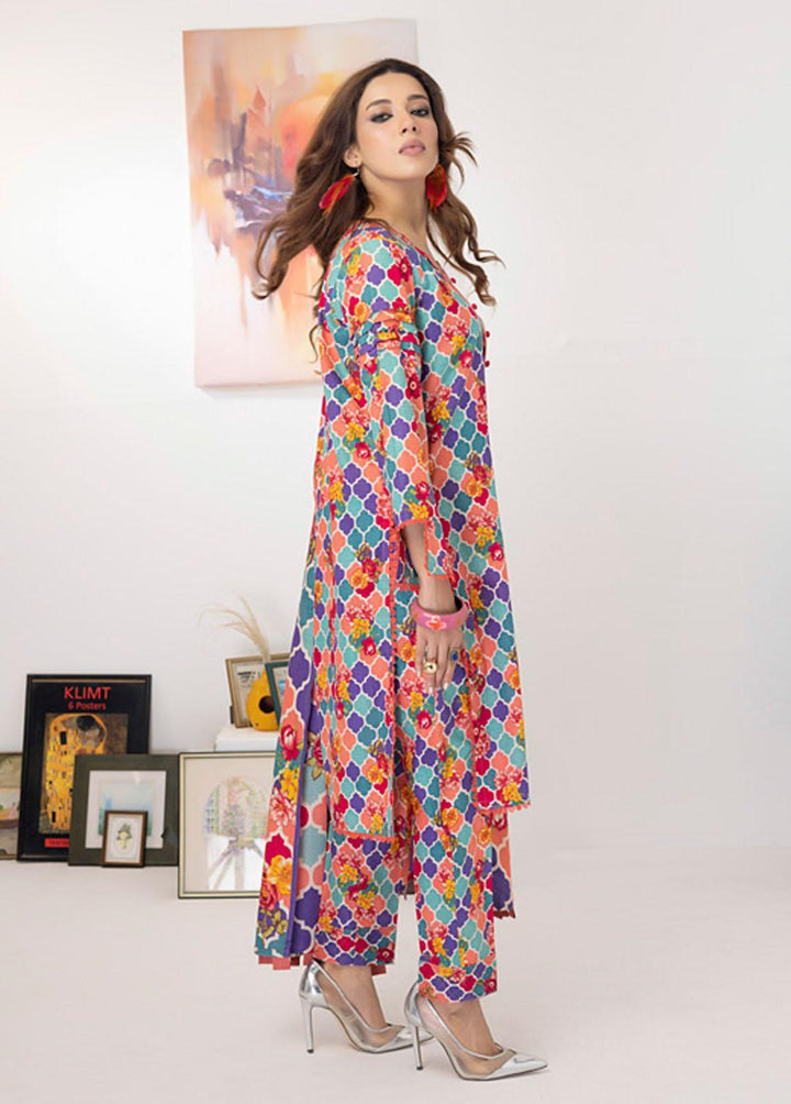 Intermix By ZS Textiles Printed  Suits Unstitched 3 Piece ZS23I 10 - Summer Collection