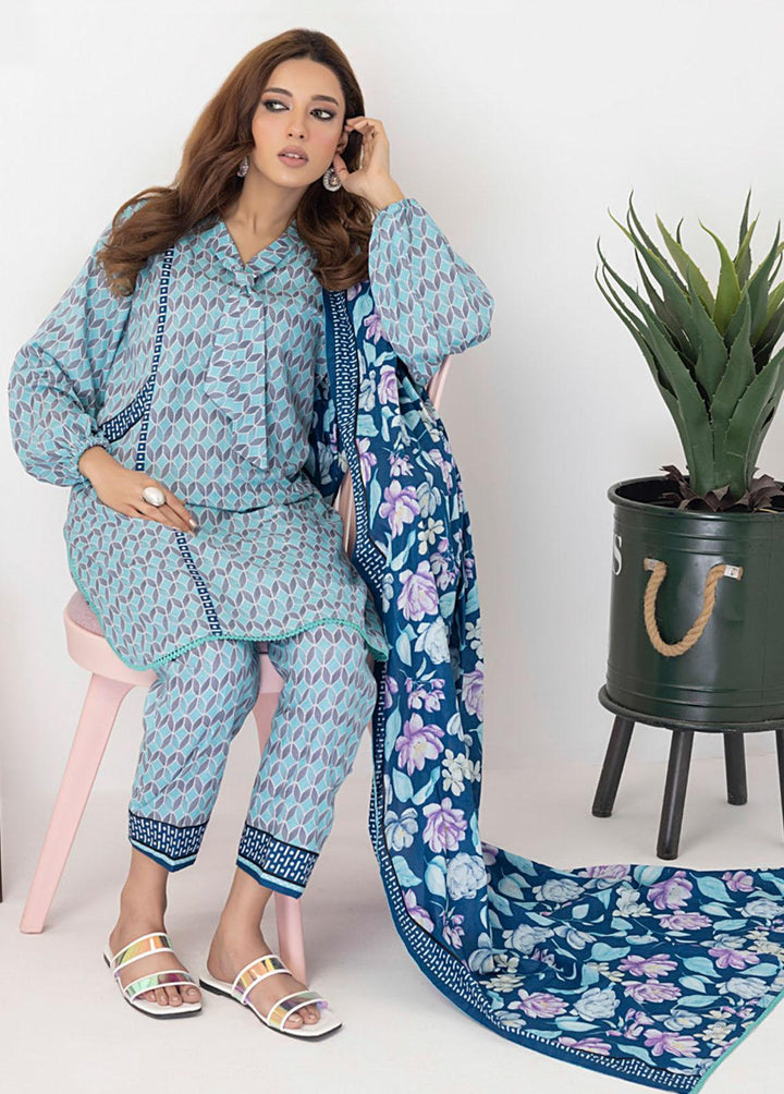 Intermix By ZS Textiles Printed  Suits Unstitched 3 Piece ZS23I 11 - Summer Collection