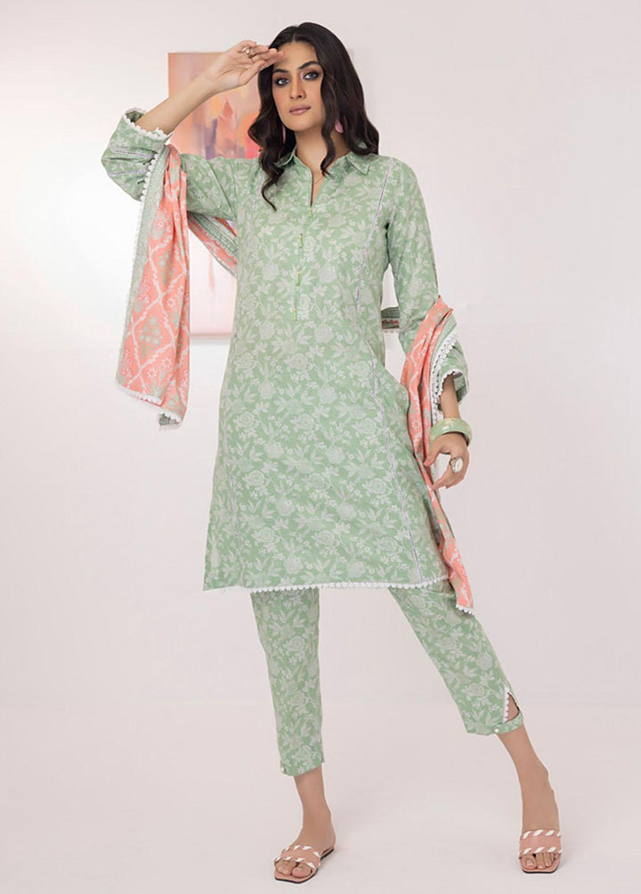 Intermix By ZS Textiles Printed  Suits Unstitched 3 Piece ZS23I 02 - Summer Collection