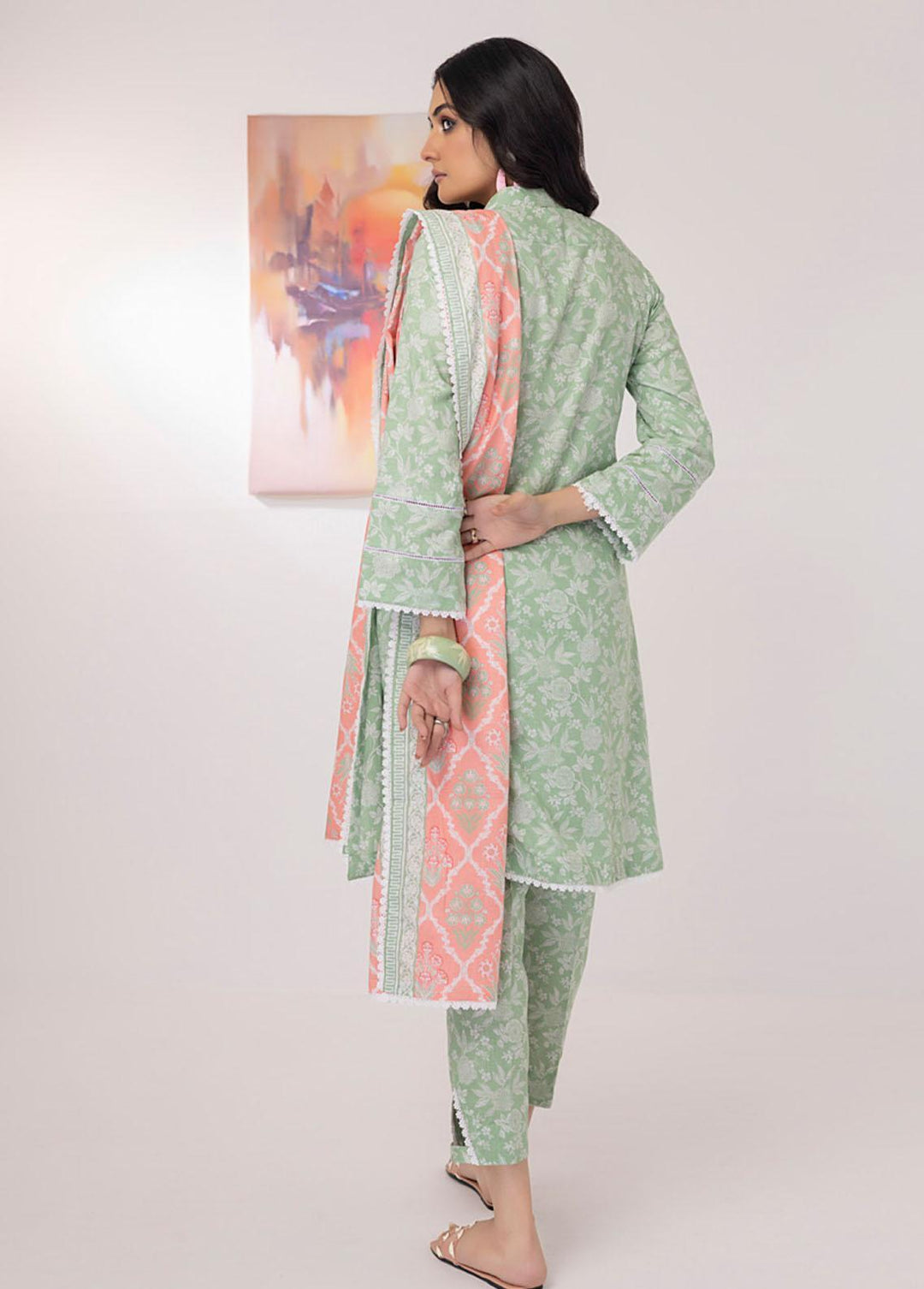 Intermix By ZS Textiles Printed  Suits Unstitched 3 Piece ZS23I 02 - Summer Collection