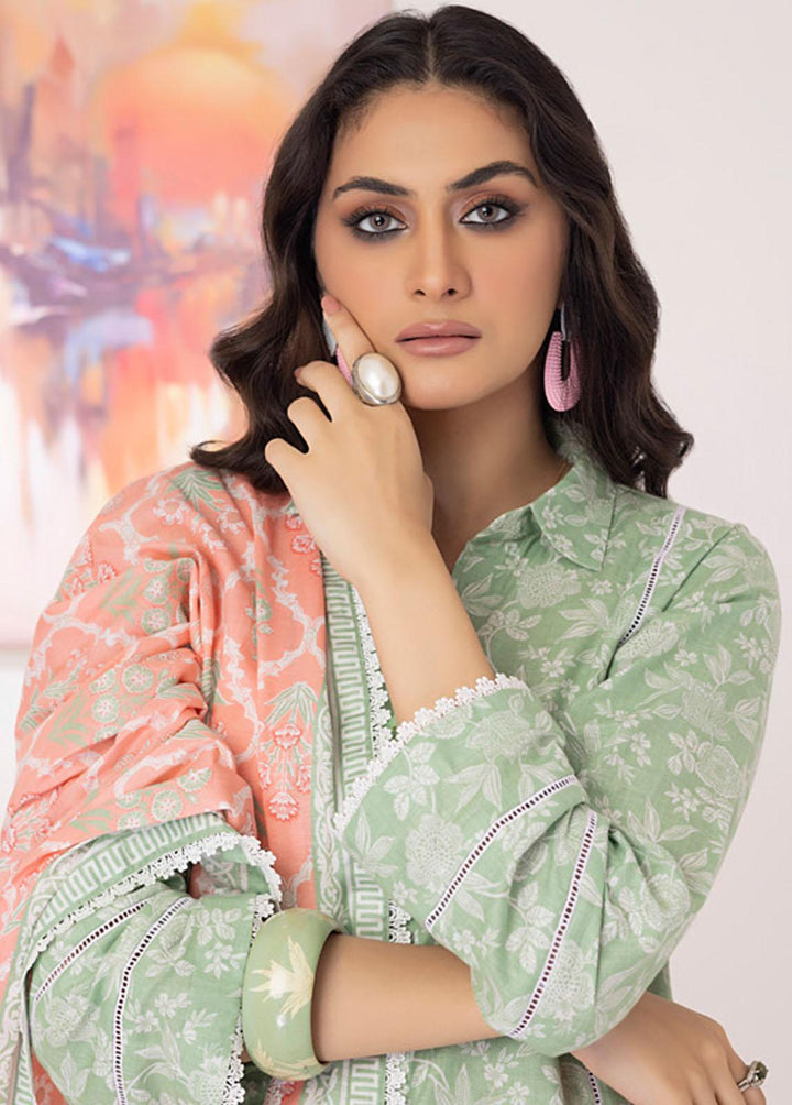 Intermix By ZS Textiles Printed  Suits Unstitched 3 Piece ZS23I 02 - Summer Collection