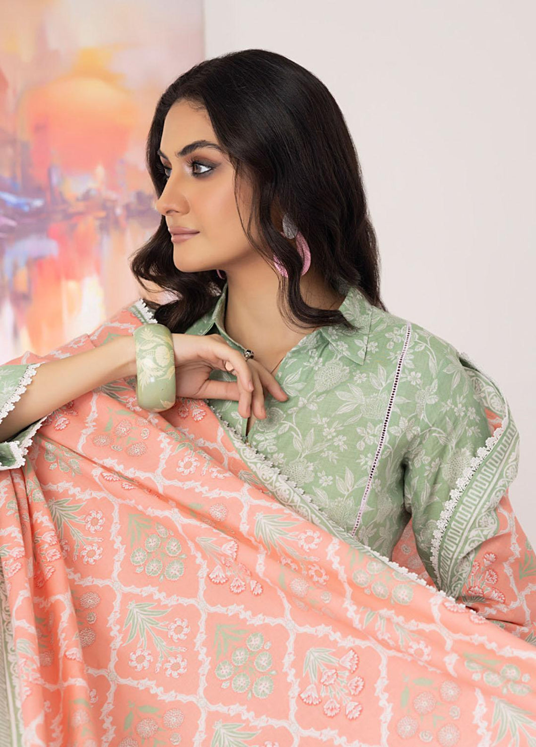 Intermix By ZS Textiles Printed  Suits Unstitched 3 Piece ZS23I 02 - Summer Collection