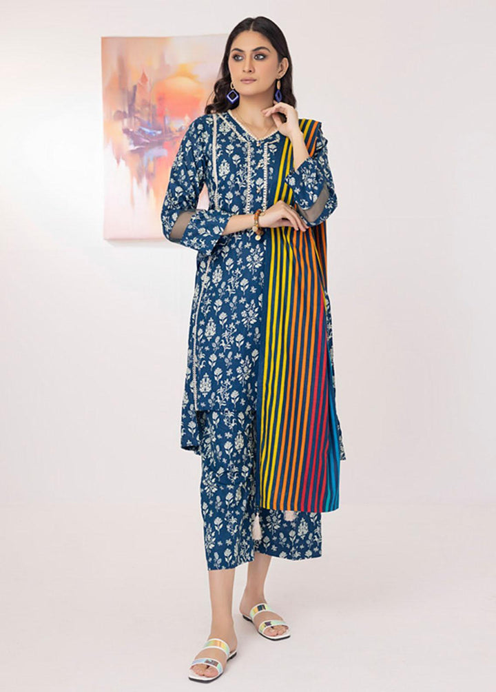 Intermix By ZS Textiles Printed  Suits Unstitched 3 Piece ZS23I 03 - Summer Collection