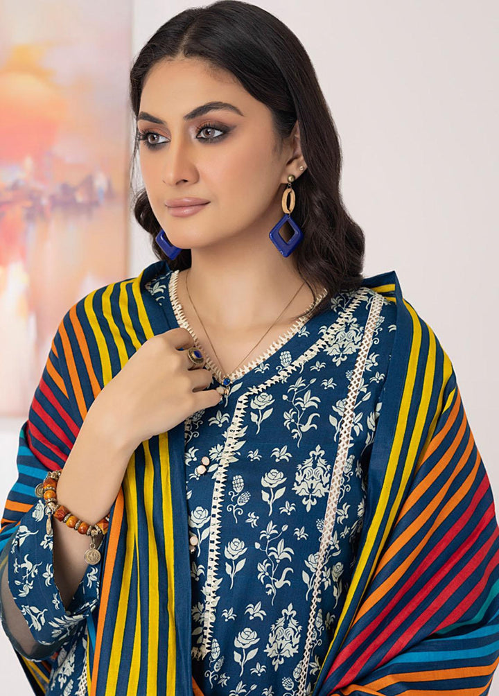 Intermix By ZS Textiles Printed  Suits Unstitched 3 Piece ZS23I 03 - Summer Collection