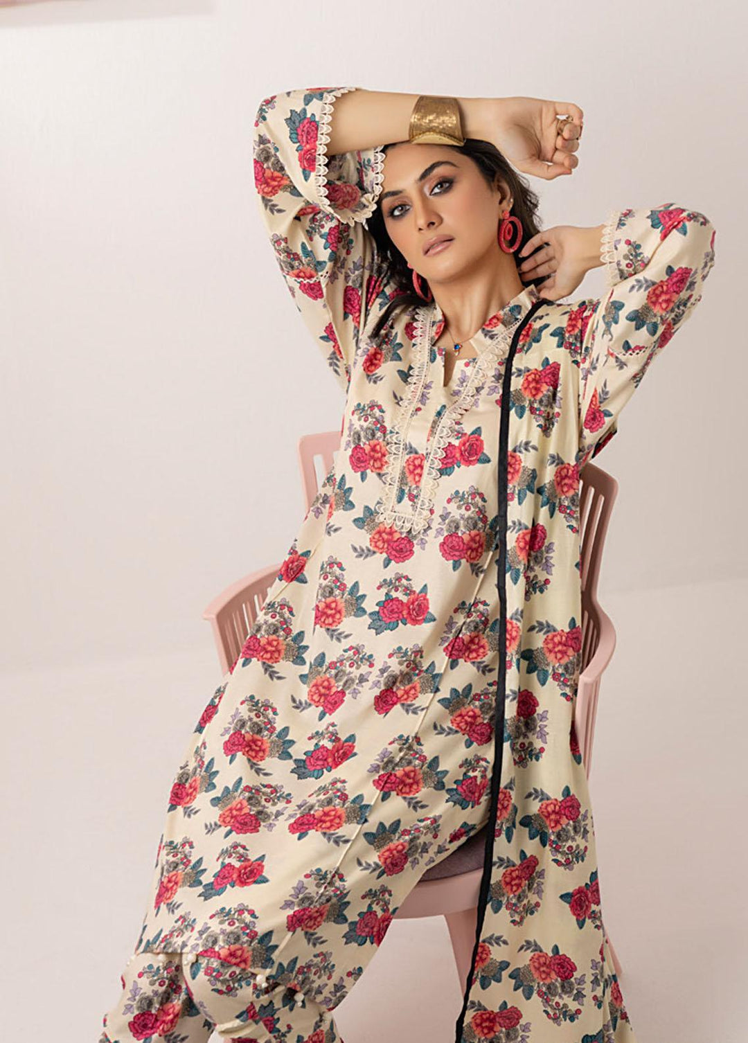 Intermix By ZS Textiles Printed  Suits Unstitched 3 Piece ZS23I 04 - Summer Collection